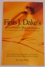 Finis Dake's Annotated Bibliography