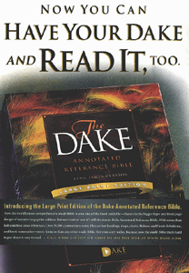 Large Print Bonded Leather Dake Bibles