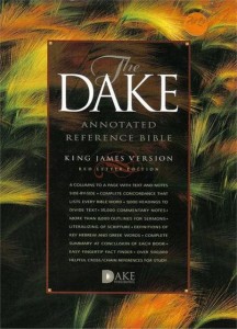 Standard Dake Bible Annotated Reference