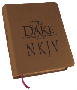 Dake NKJV Bible Brown Leathersoft